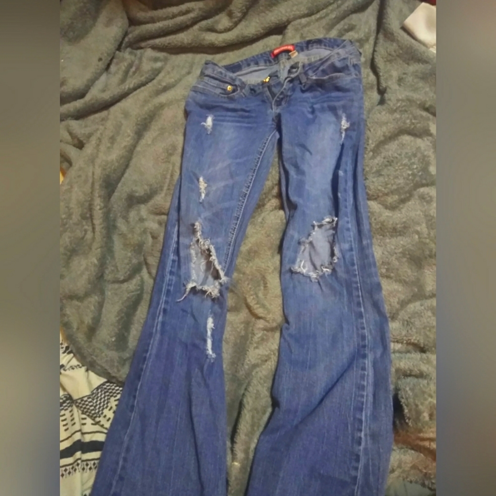 Union bay size 7 flair jeans